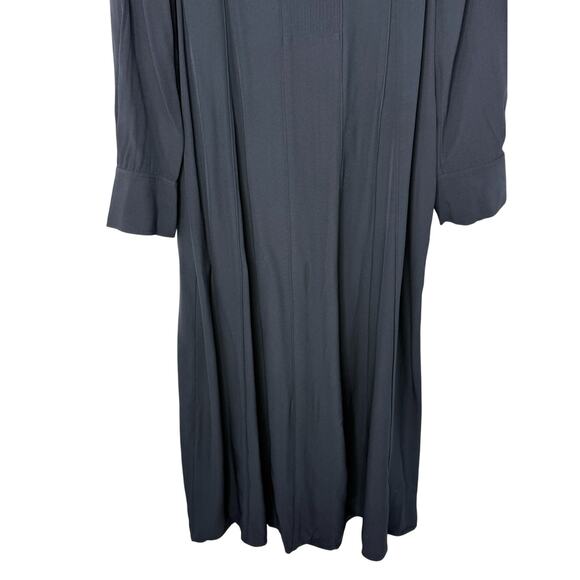 Ulla Johnson Asilia Maxi Dress Women 8 Black Minimalist Capsule Wardrobe No Belt - Picture 7 of 12